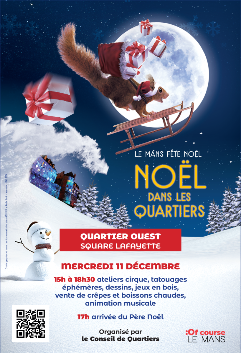 Fête de Noël du Conseil des quartiers Ouest Le 11 déc 2024