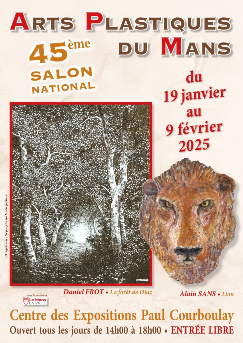 Salon des Arts Plastiques du Mans Du 19 janv au 9 fév 2025