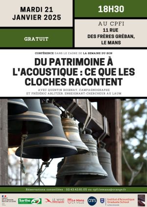 Du patrimoine à l’acoustique : ce que les cloches racontent