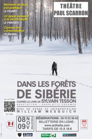 « Dans les forêts de Sibérie » d’après le roman de Sylvain Tesson