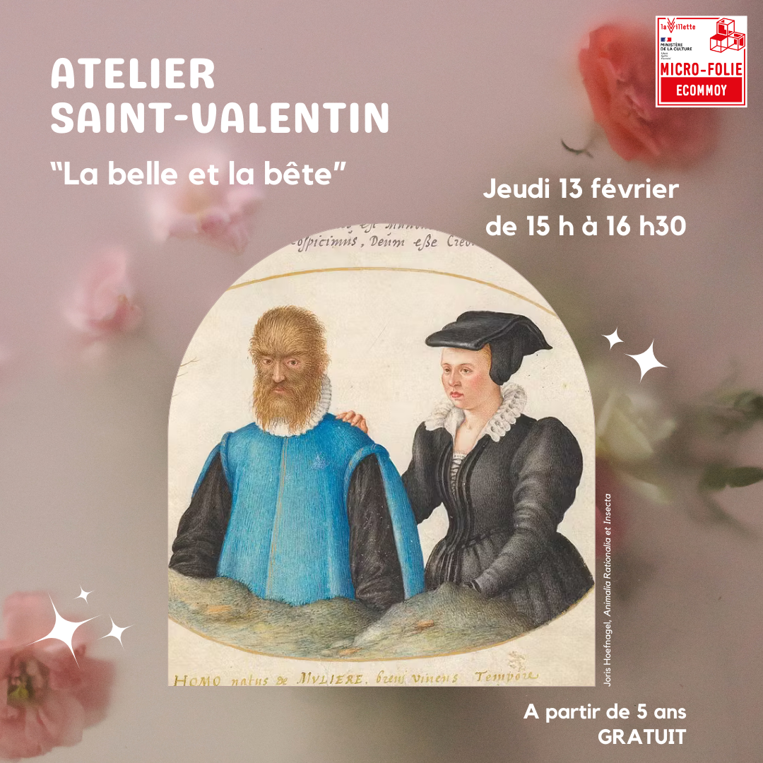 Atelier Saint valentin "La belle et la bête" Le 13 fév 2025