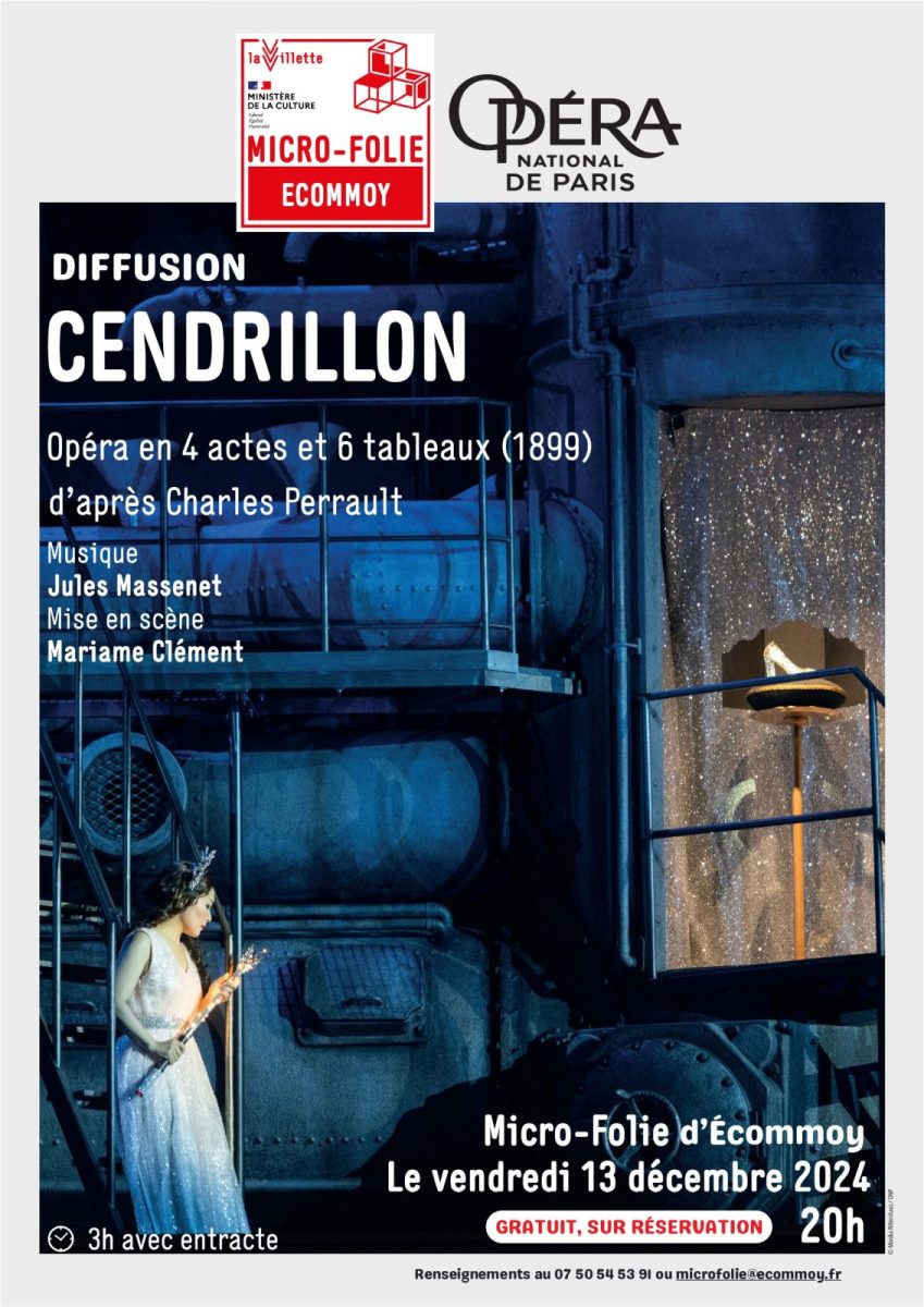 Diffusion Opéra CENDRILLON de Jules Massenet Le 13 déc 2024