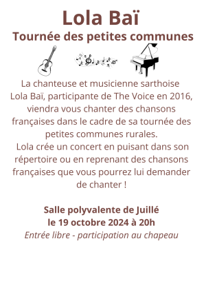 Concert de Lola Baï