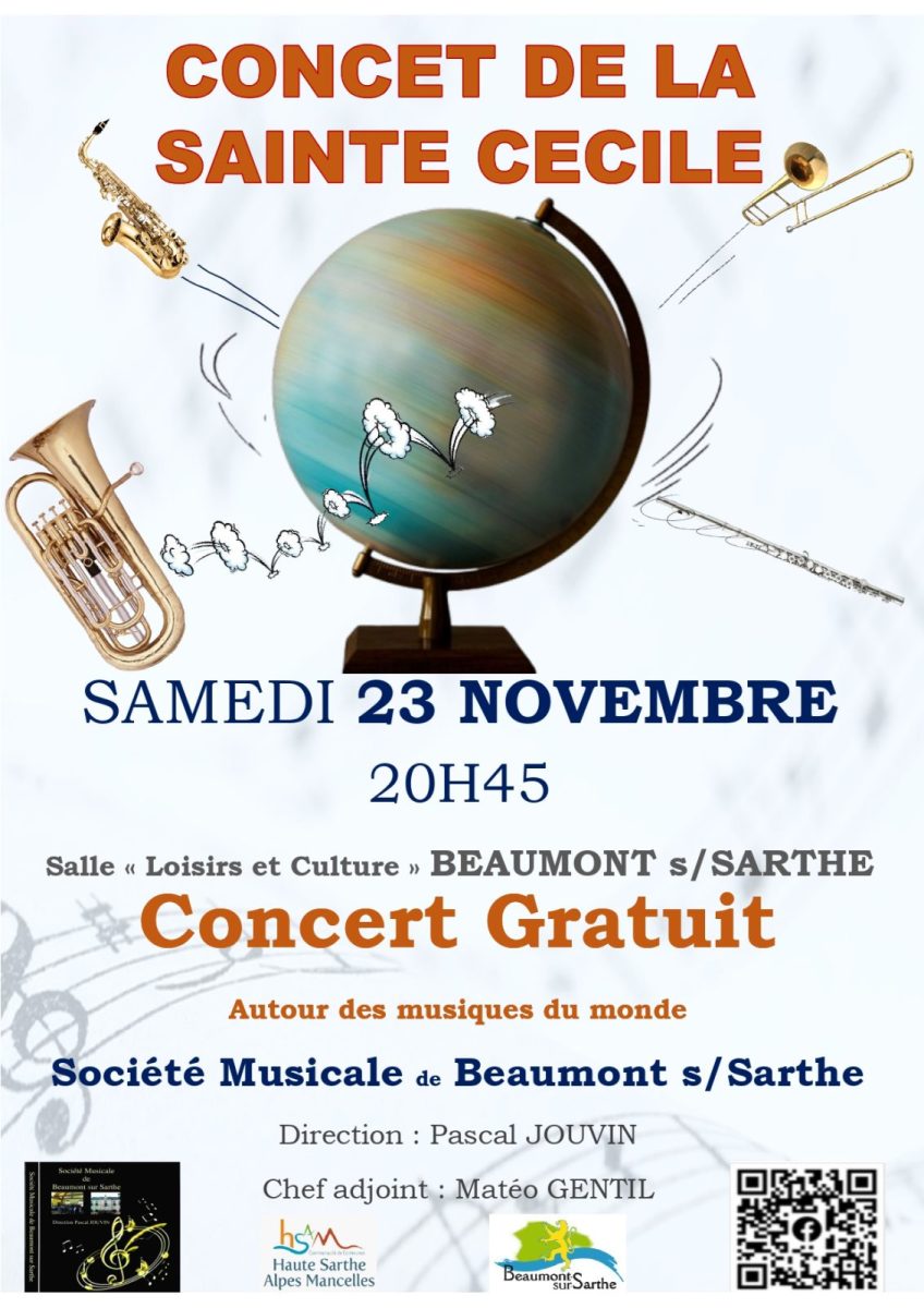 Concert de la Sainte-Cécile Le 23 nov 2024