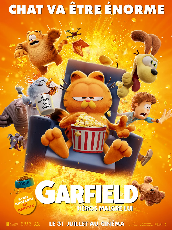 Cinéma : Garfield, héros malgré lui Le 24 oct 2024