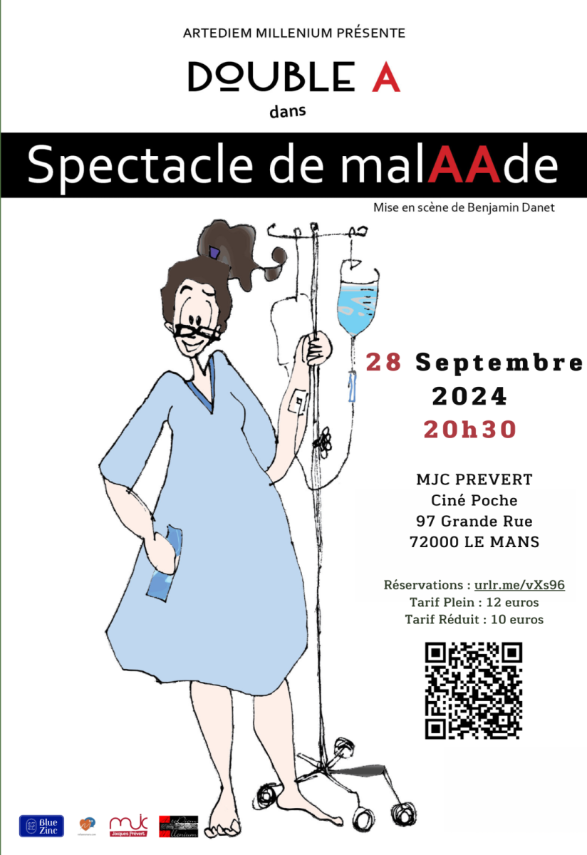 Spectacle de malaade de Double A